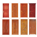 2015 fabricante popular chino diseño sólido de la puerta del sitio de madera de la cereza